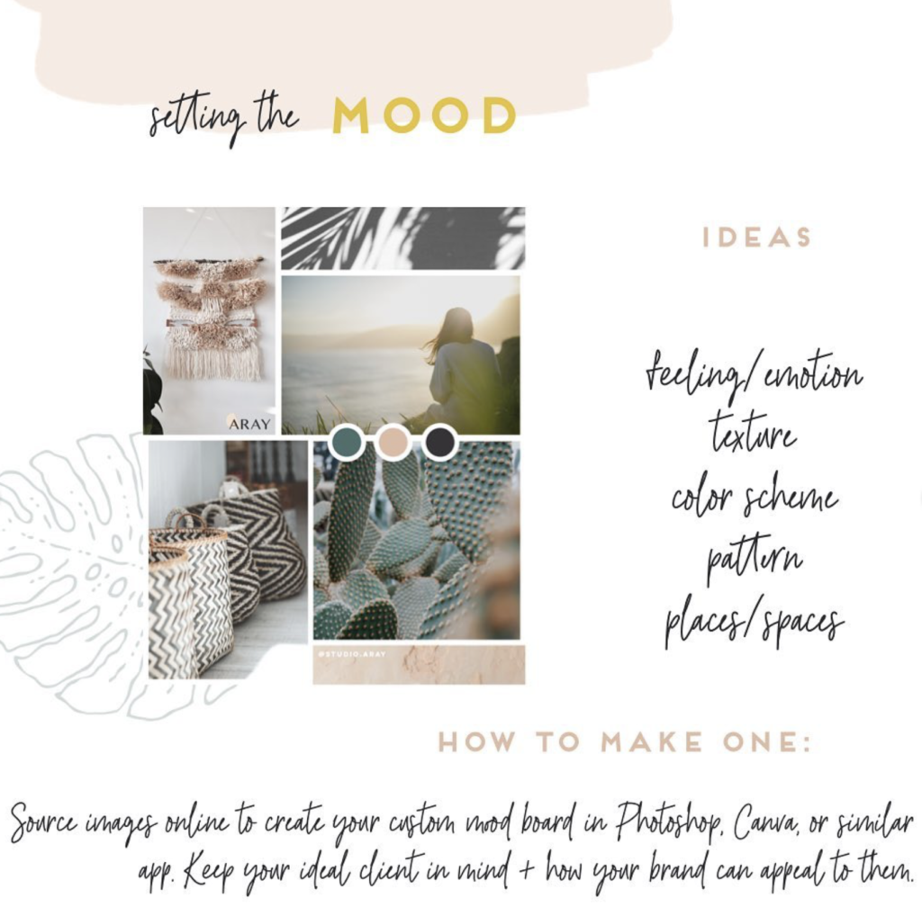 Setting the mood, how to make a moodboard for your brand