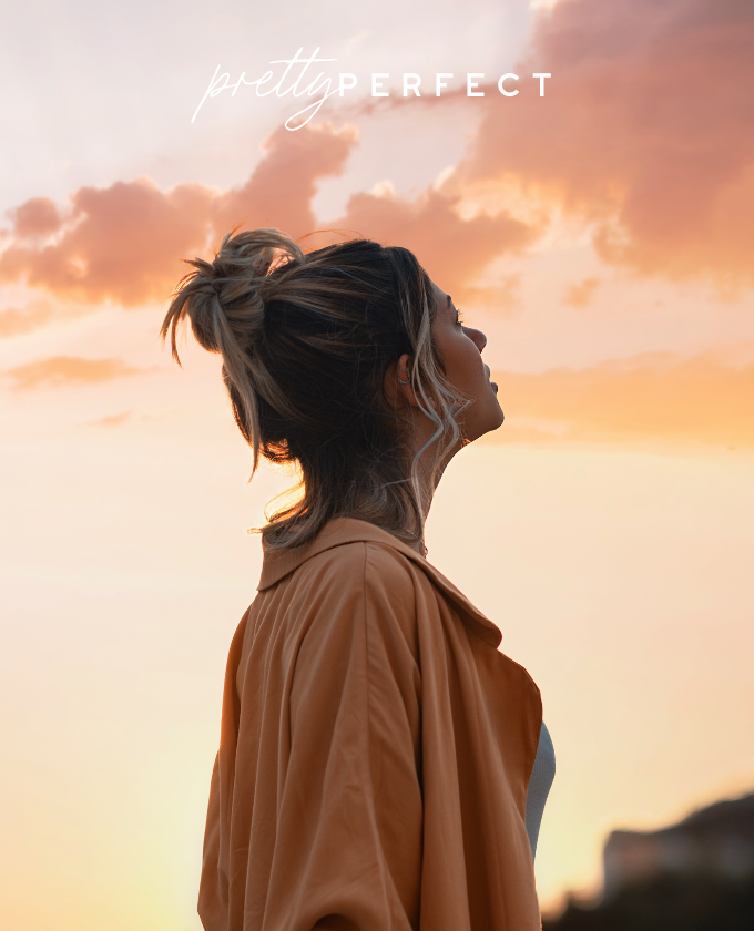 woman looking to sky